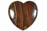 Beautiful Tiger Iron Heart - Billion Years Old #351779-1